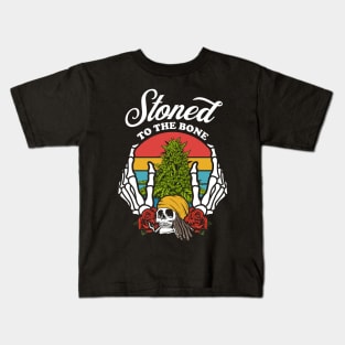 Stoned to the bone Kids T-Shirt